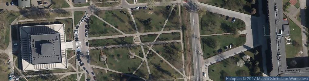 Zdjęcie satelitarne POL WAT main Library Warsaw
