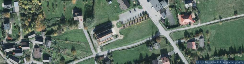 Zdjęcie satelitarne POL Wiślica (śląskie) Kaplica Bożego Miłosierdzia