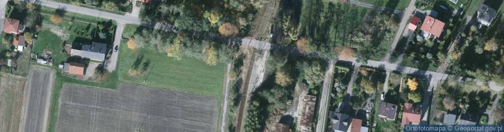Zdjęcie satelitarne POL Zaborze, Cieszyn county, train stop 1