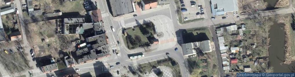 Zdjęcie satelitarne Police kaplica gotycka (1)