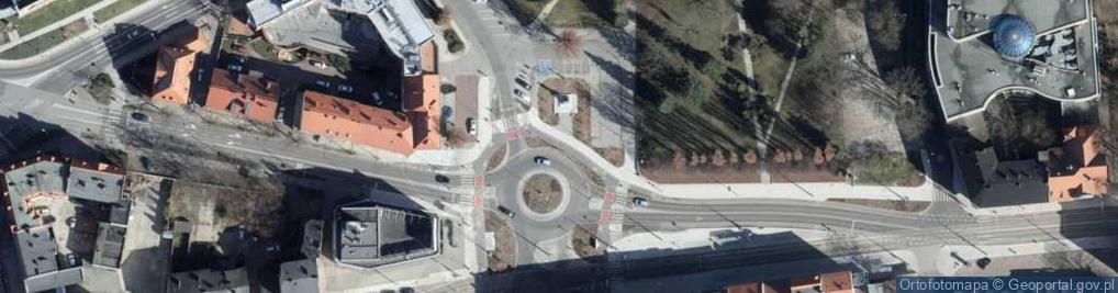 Zdjęcie satelitarne Pomnik Adama Mickiewicza w Gorzowie Wielkopolskim