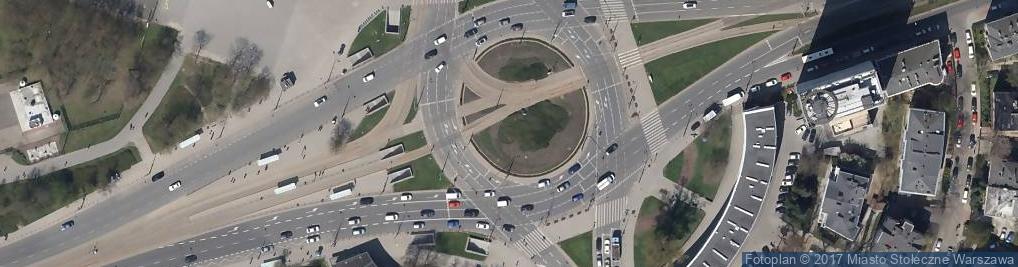 Zdjęcie satelitarne Pomnik Jerzego Waszyngtona w Warszawie 2