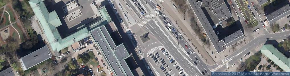 Zdjęcie satelitarne Pomnik Juliusza Slowackiego Plac Bankowy