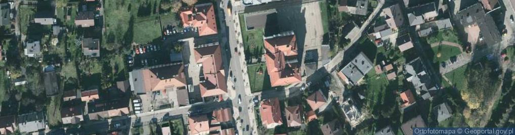 Zdjęcie satelitarne Post office in Skoczow 01