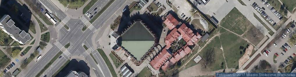 Zdjęcie satelitarne Pożar kościoła Świętego Tomasza