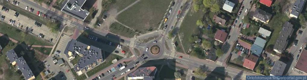 Zdjęcie satelitarne Pruszkow, osiedle Staszica 2
