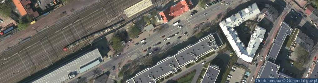 Zdjęcie satelitarne Pruszkow, parking Park and Ride
