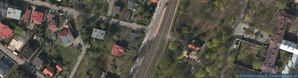 Zdjęcie satelitarne Pruszkow, WKD Tworki 2