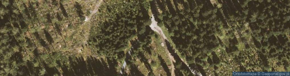 Zdjęcie satelitarne Przełęcz Staromorawska