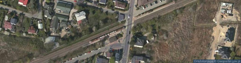 Zdjęcie satelitarne Przystanek kolejowy Michałowice