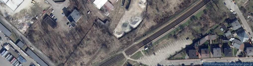 Zdjęcie satelitarne Przystanek Sieradz Warta (2009)