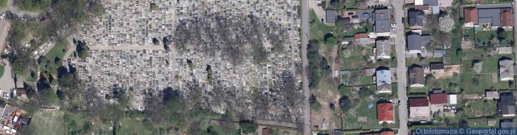 Zdjęcie satelitarne Pszczyna-cmentarz Anhalt-Kothen
