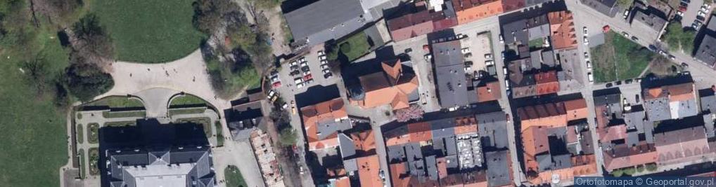 Zdjęcie satelitarne Pszczyna-Kosciol wszystkich swietych 01