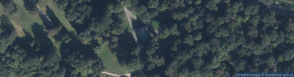 Zdjęcie satelitarne Pulawy domek gotycki