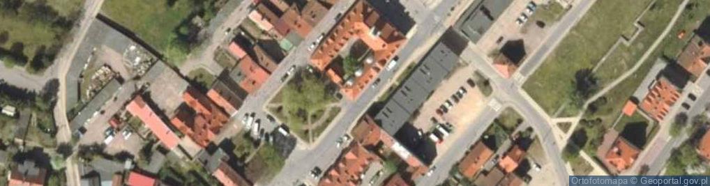 Zdjęcie satelitarne Ratusz w Olsztynku