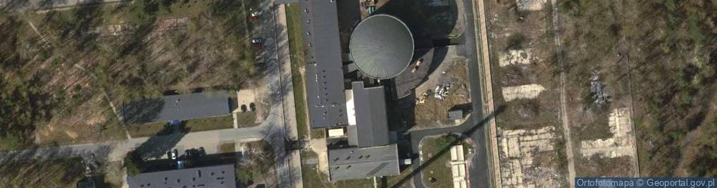 Zdjęcie satelitarne Reaktor Maria w czasie budowy