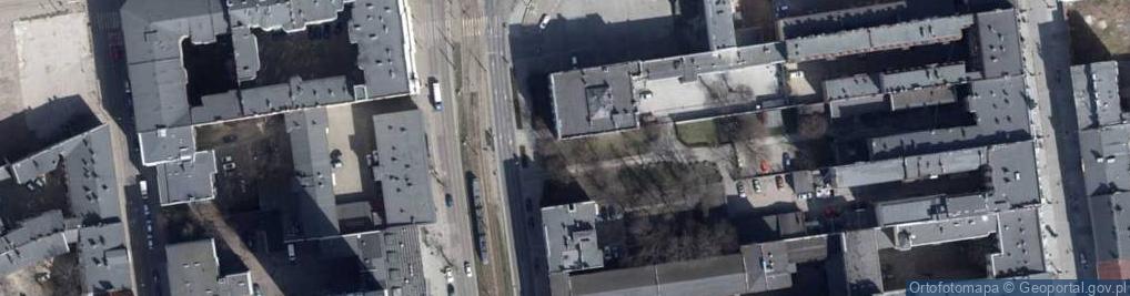 Zdjęcie satelitarne Rektorat UM Lodz2