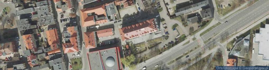 Zdjęcie satelitarne Rektorat UZ