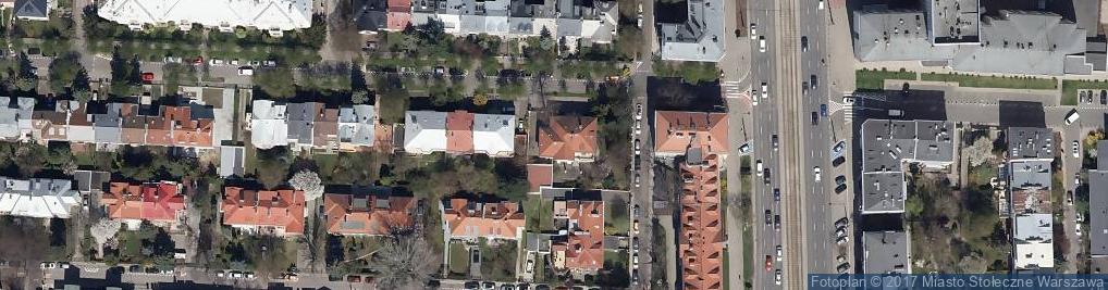 Zdjęcie satelitarne Residence of ambassador of Denmark in Warsaw
