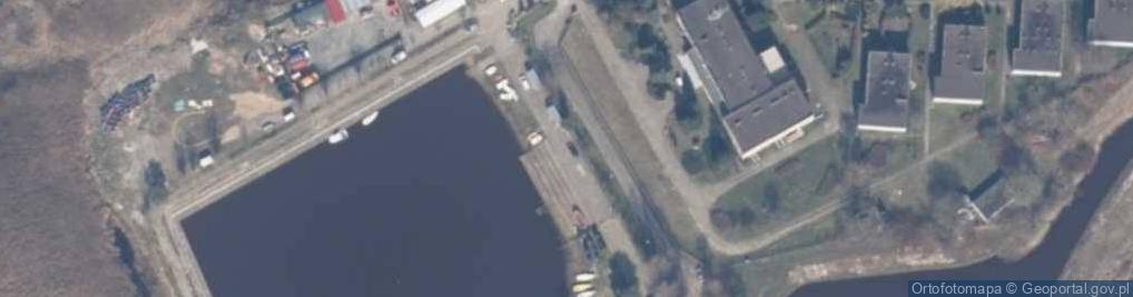 Zdjęcie satelitarne Resko Przymorskie Dzwirzyno harbour NW 2009-06
