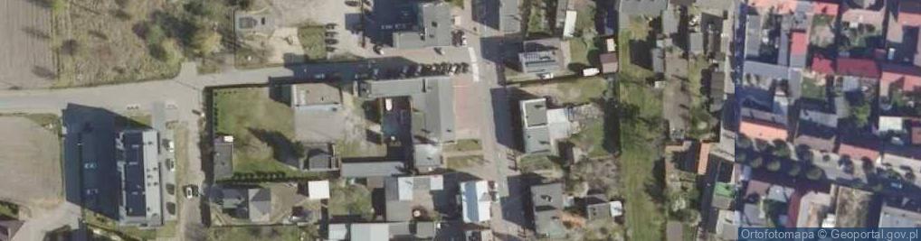 Zdjęcie satelitarne Rogoźno Budynek Poczty Polskiej