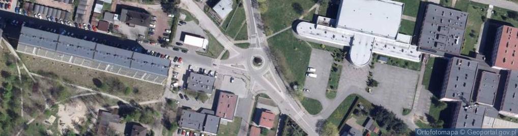 Zdjęcie satelitarne Rybnik rondo św. Józefa 09.08.09 p