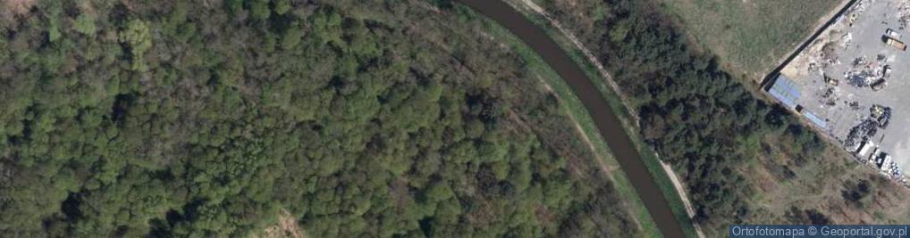 Zdjęcie satelitarne Rybnik Ruda ścieżka rowerowa 09.08.09 p