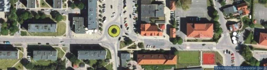 Zdjęcie satelitarne Rynek i Ratusz w Nidzicy thumb