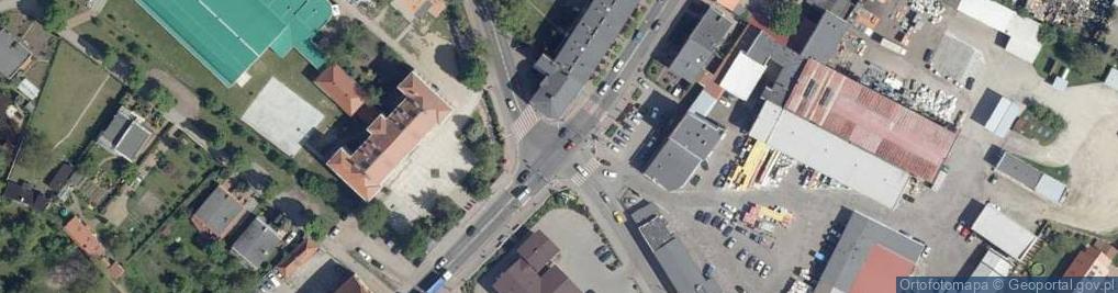 Zdjęcie satelitarne Rynek Syców