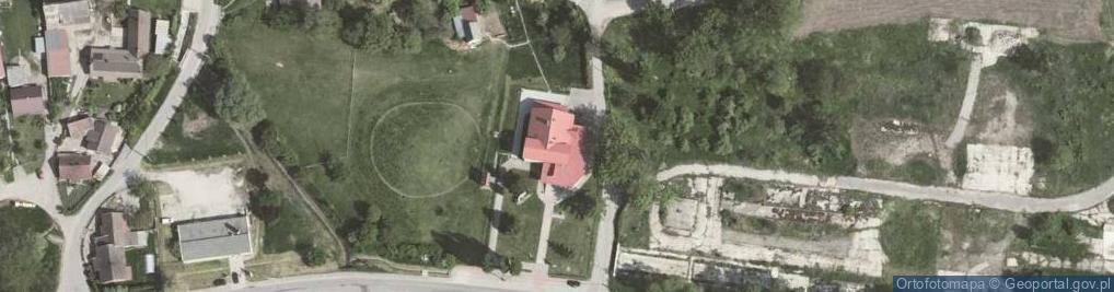 Zdjęcie satelitarne Sacred Heart of Jesus Church (inside),1a Niewielka street,Lubocza,Nowa Huta,Krakow,Poland