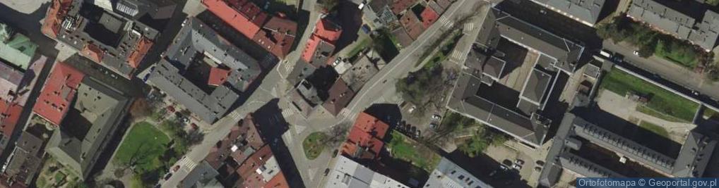 Zdjęcie satelitarne Sad Rejonowy w Cieszynie 01