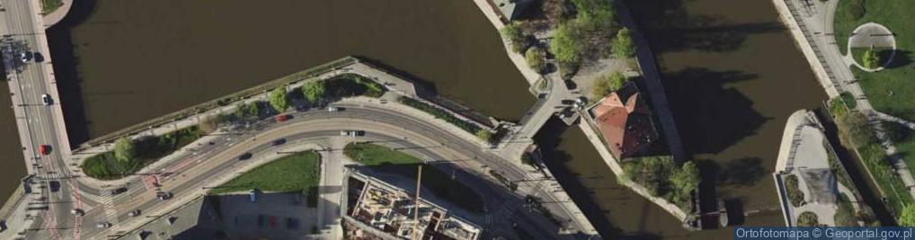 Zdjęcie satelitarne Saint Matthias' Bridge in Wrocław
