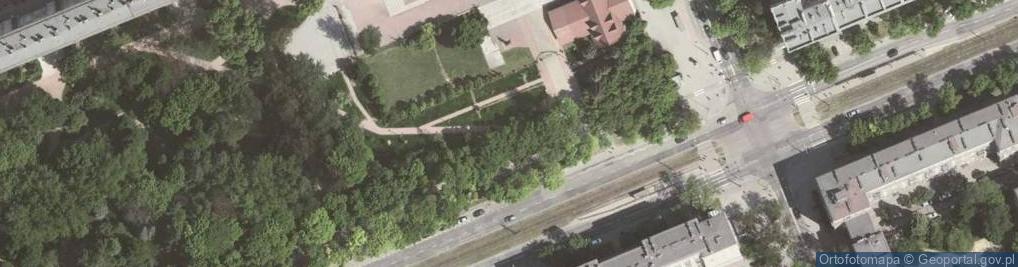 Zdjęcie satelitarne Samizdat Memorial, 7 os. Szklane Domy,Nowa Huta,Krakow,Poland