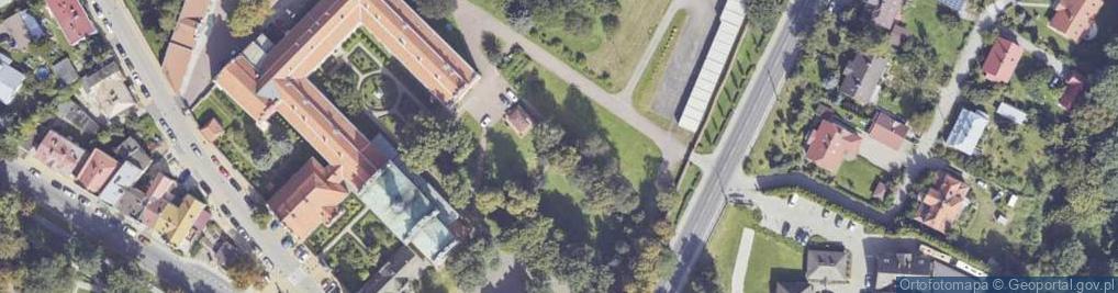 Zdjęcie satelitarne Sandomierz zamek 1