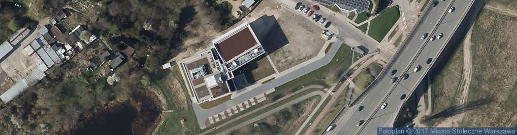 Zdjęcie satelitarne Sanktuarium Matki Bożej Nauczycielki Młodzieży w Warszawie
