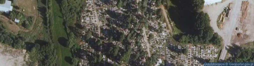 Zdjęcie satelitarne Sejny - kaplica cmentarna