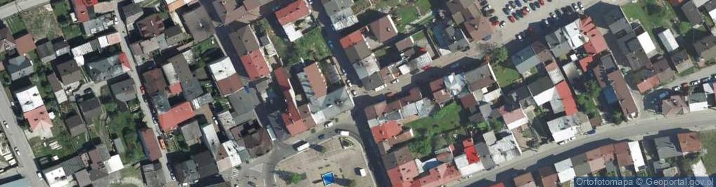 Zdjęcie satelitarne Skała-Rynek