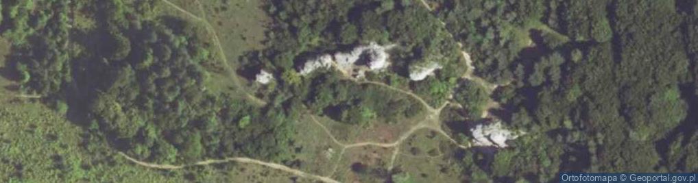 Zdjęcie satelitarne Skały Rzędkowickie Turnia Lechwora 29.05.2010 p