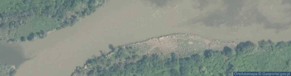 Zdjęcie satelitarne Skawa River, Poland, flood 2001