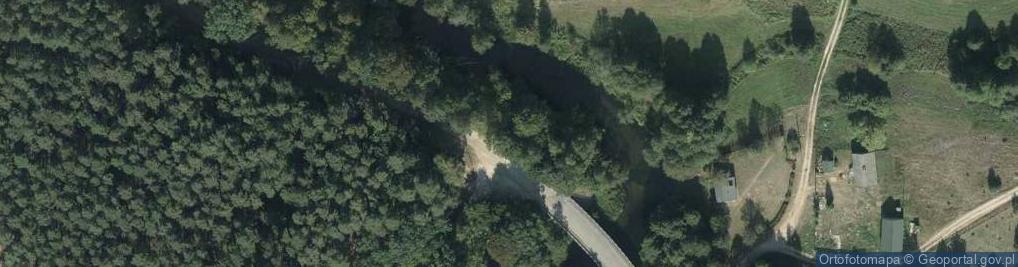 Zdjęcie satelitarne Skrzyżowanie szlaków Stara Rzeka 2007