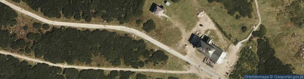 Zdjęcie satelitarne Śląski Dom a Sněžka