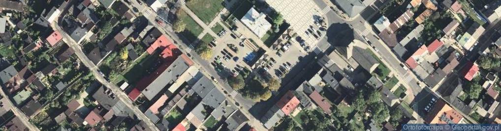 Zdjęcie satelitarne Sławków kościół2