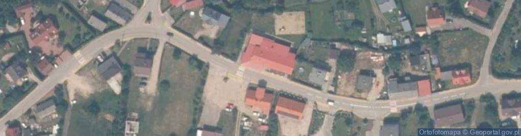 Zdjęcie satelitarne Sławoszyno - dom kultury i biblioteka