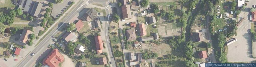 Zdjęcie satelitarne Słońsk zamek joanitów 1