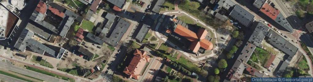 Zdjęcie satelitarne Sosnowiec Katedra 2