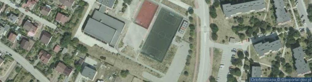 Zdjęcie satelitarne SP2 w Pińczowie
