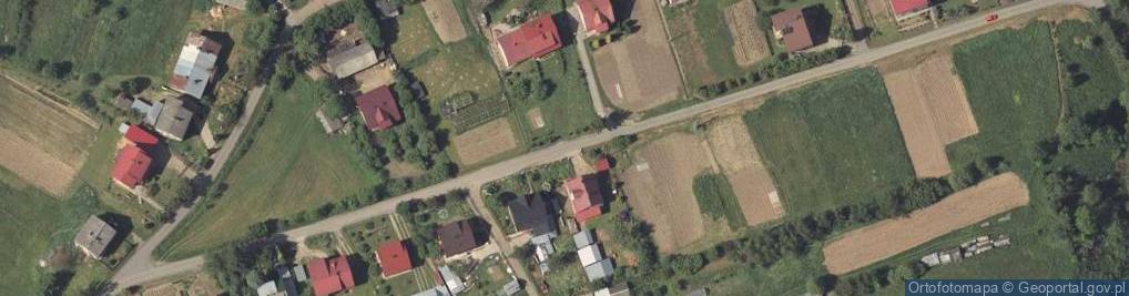 Zdjęcie satelitarne Srednia Wies (wojewodztwo podkarpackie) - cerkiew