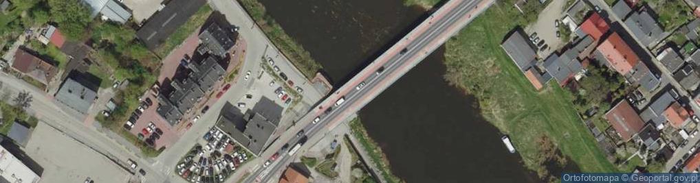 Zdjęcie satelitarne Śrem - most1