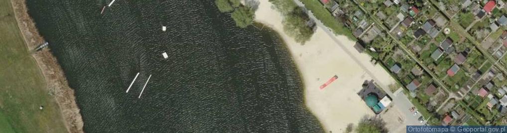 Zdjęcie satelitarne Śrem-plaża