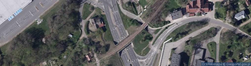 Zdjęcie satelitarne Śródmiejska Obwodnica Zachodnia (Bielsko-Biała)
